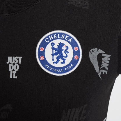 Chelsea Youth Just Do It Crest T-Shirt - Black | Nike sale