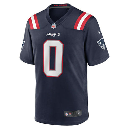 Christian Gonzalez New England Patriots Team Game Jersey - Navy | Nike on sale
