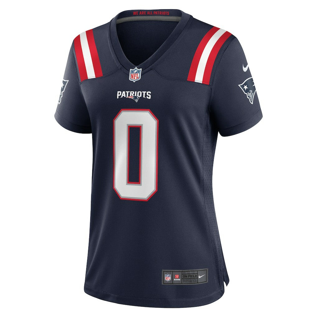 Christian Gonzalez New England Patriots Women's Team Game Jersey - Navy | Nike online