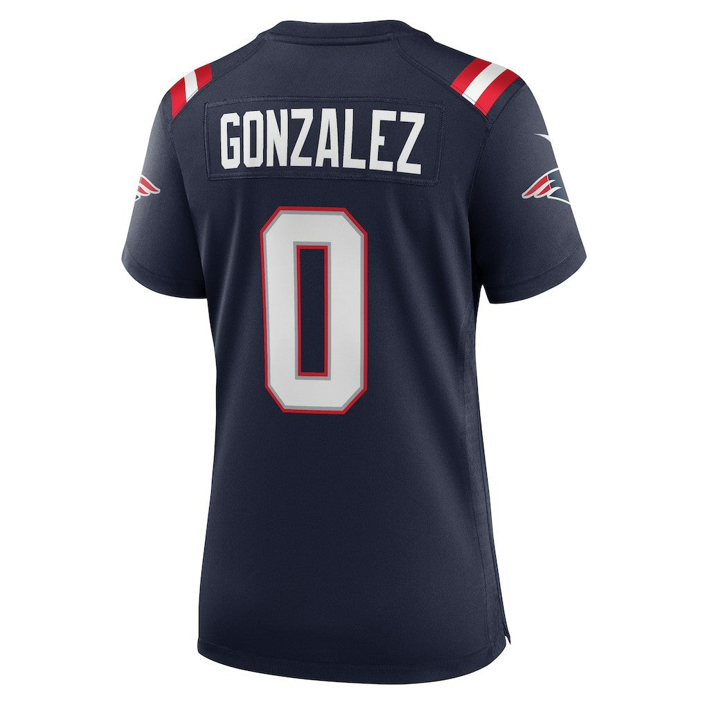 Christian Gonzalez New England Patriots Women's Team Game Jersey - Navy | Nike online