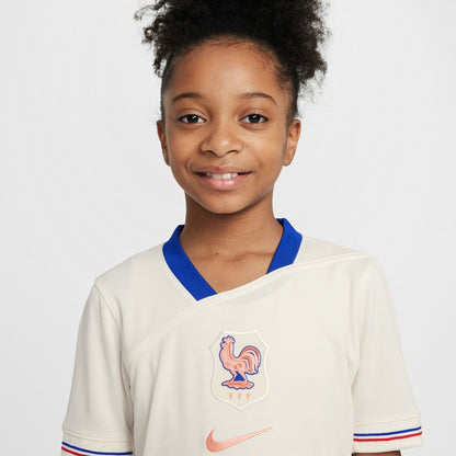 France Women's National Team Youth 2025/26 Away Replica Jersey - Cream | Nike on sale