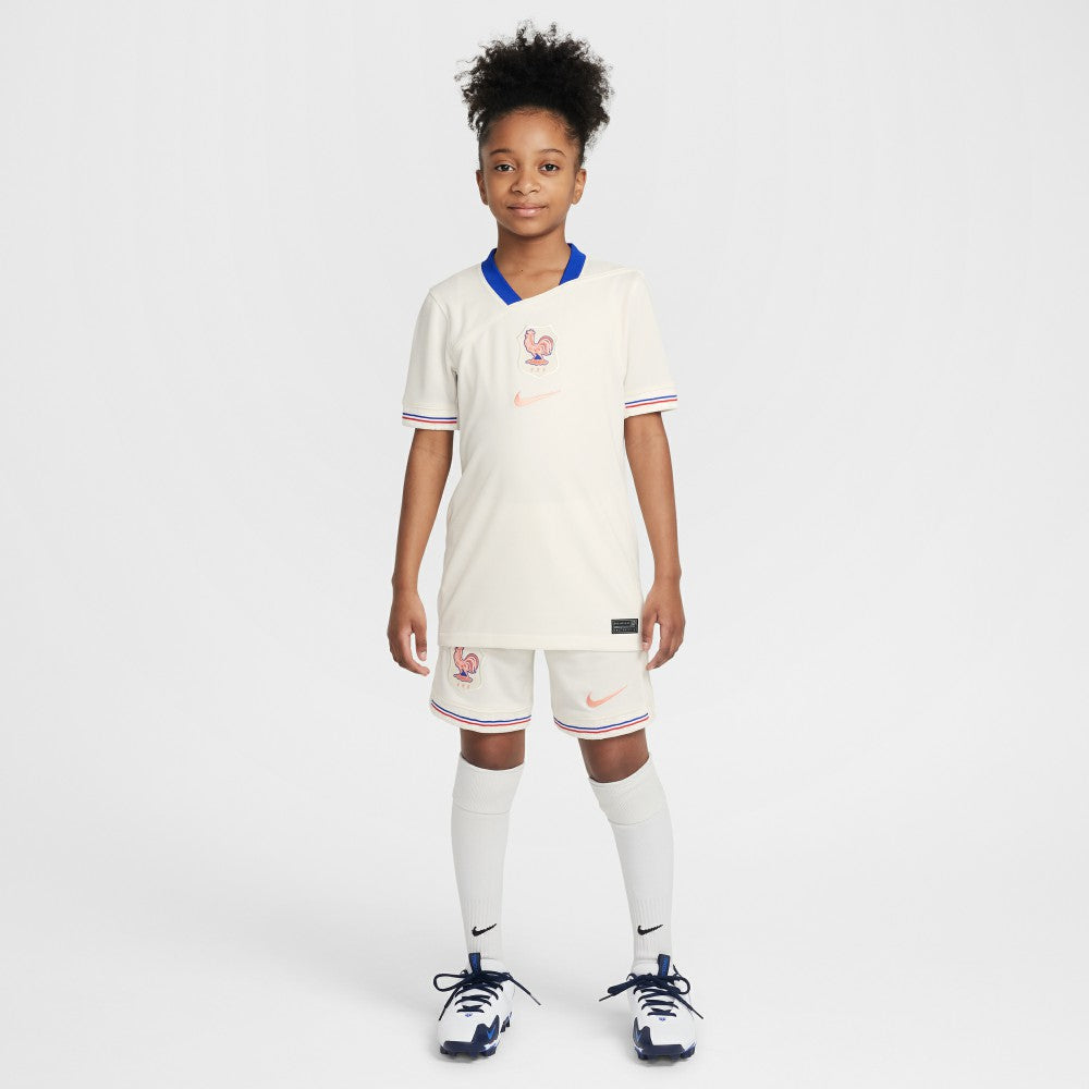 France Women's National Team Youth 2025/26 Away Replica Jersey - Cream | Nike on sale