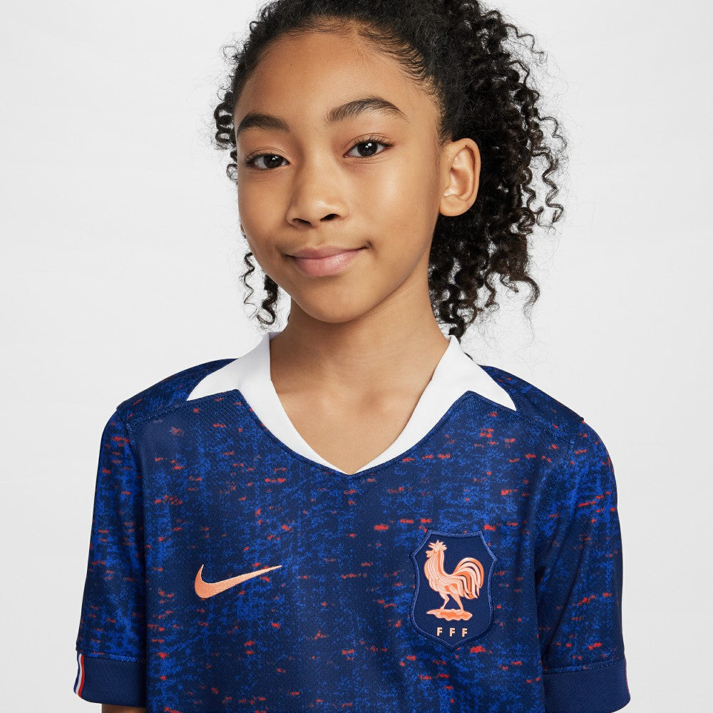 France Women's National Team Youth 2025/26 Home Replica Jersey - Blue | Nike sale