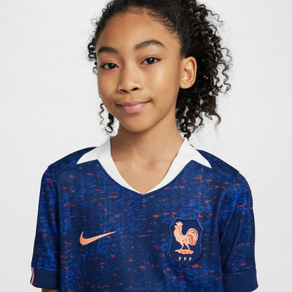 France Women's National Team Youth 2025/26 Home Replica Jersey - Blue | Nike sale