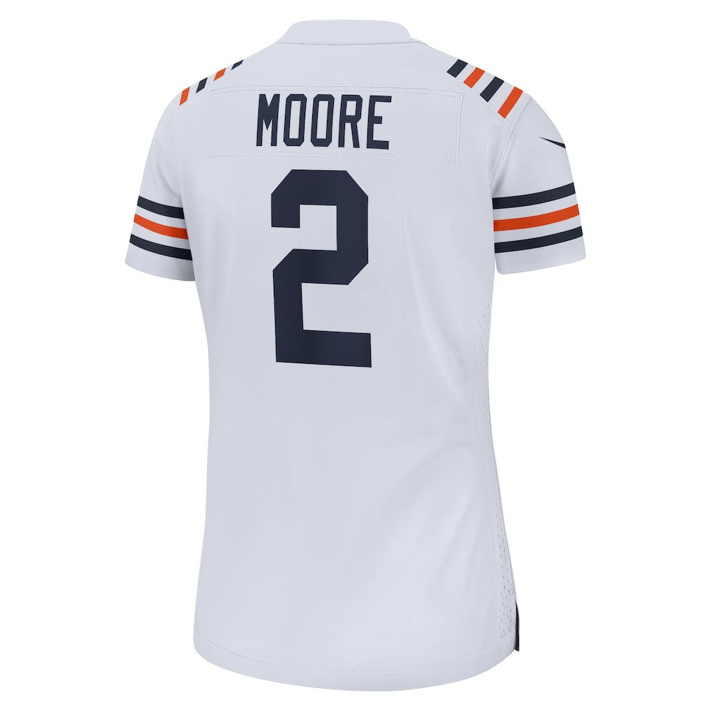 D.J. Moore Chicago Bears Women's Alternate Game Jersey - White | Nike cheap