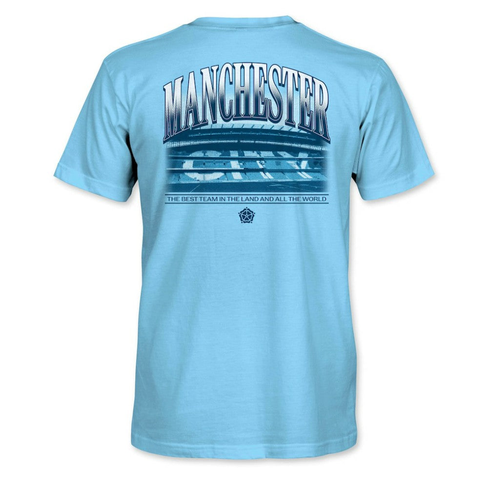 Manchester City 1863FC Duo Tone Stadium T-Shirt - Sky Blue on sale