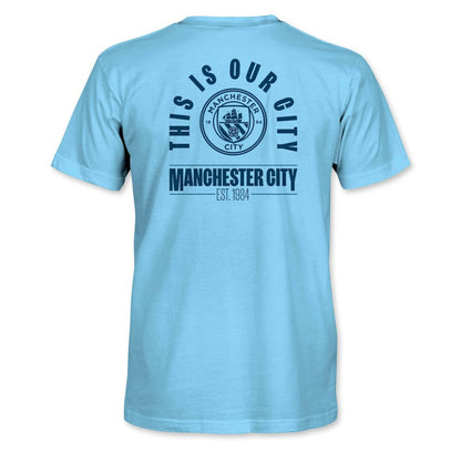 Manchester City 1863FC Our City Arc T-Shirt - Sky Blue cheap