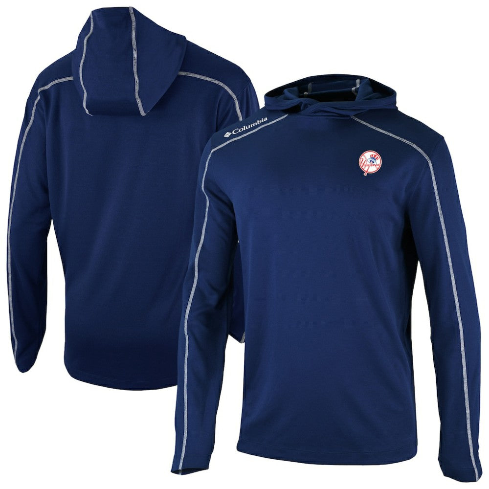 New York Yankees Omni-Wick Shotgun Pullover Hoodie - Navy | Columbia