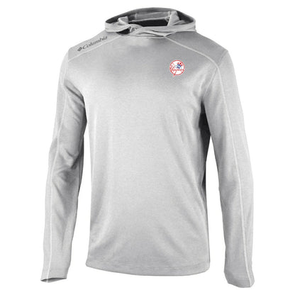 New York Yankees Omni-Wick Shotgun Pullover Hoodie - Gray | Columbia