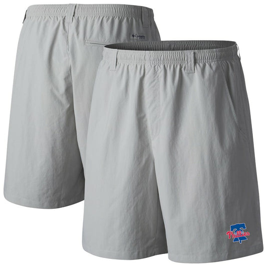Philadelphia Phillies Backcast Shorts - Gray | Columbia