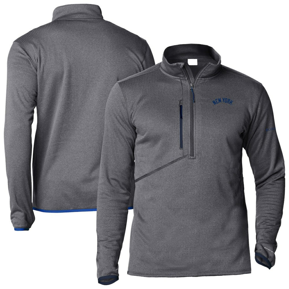 New York Yankees Park View Omni-Wick Half-Zip Top - Navy | Columbia