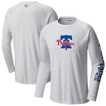 Philadelphia Phillies Terminal Tackle Long Sleeve T-Shirt - Royal | Columbia