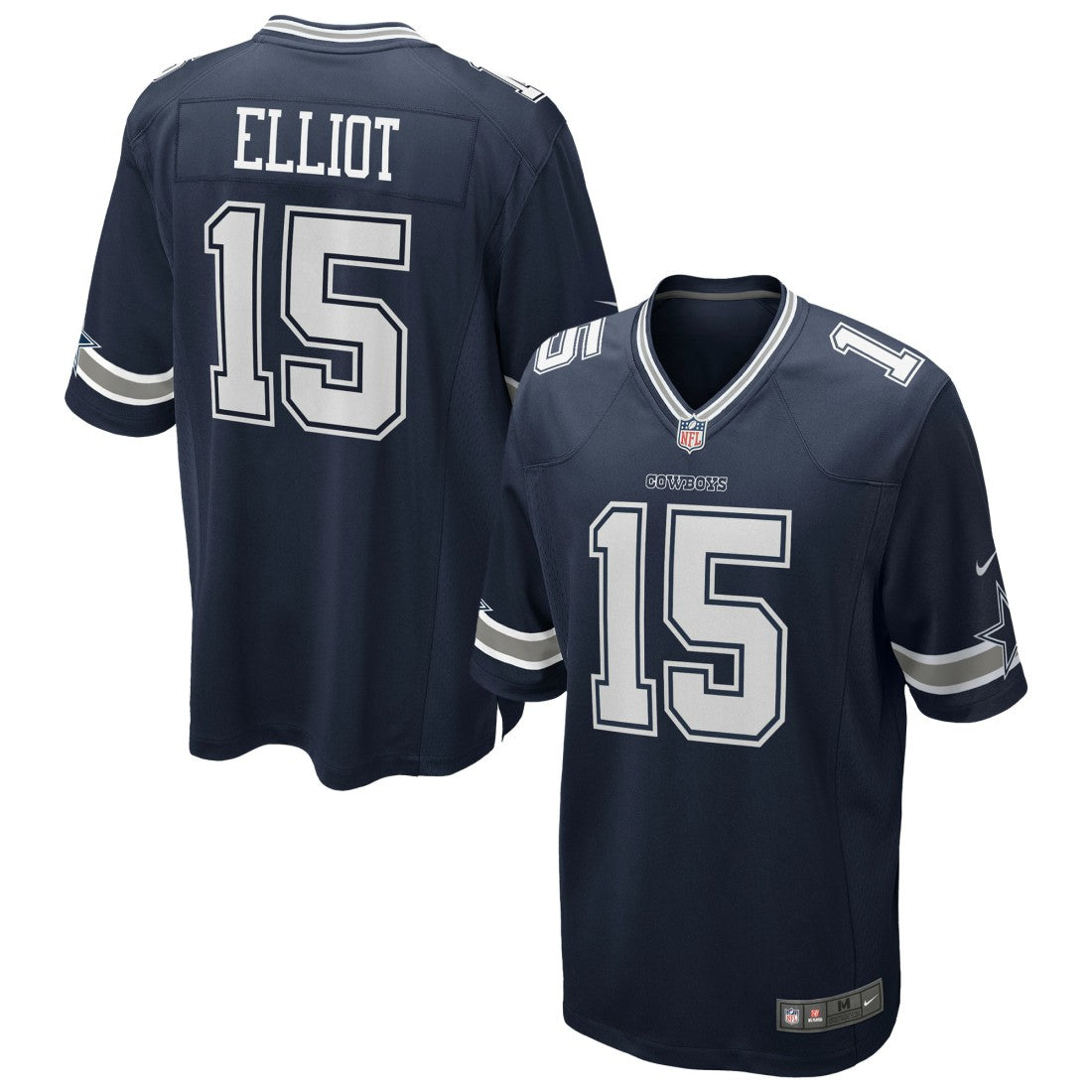 Ezekiel Elliott Dallas Cowboys Team Game Jersey - Navy | Nike for sale