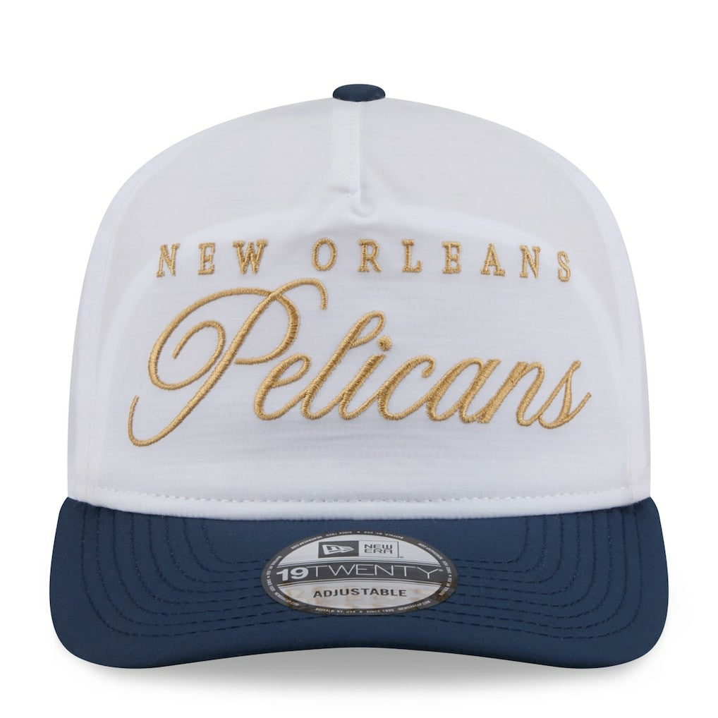 New Orleans Pelicans 2025 NBA Draft On-Stage Nylon 19TWENTY Adjustable Hat - White/Navy | New Era discount