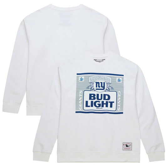 New York Giants x Bud Light The Crest Pullover Sweatshirt - White discount