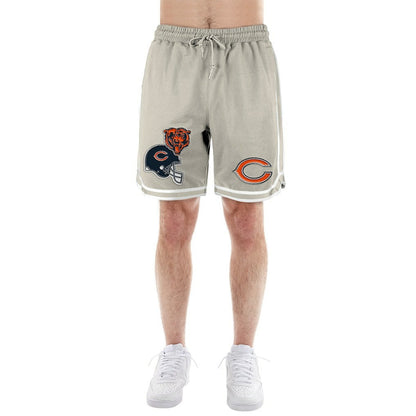 Chicago Bears New Era Stone Multi Patch Shorts - Light Beige online