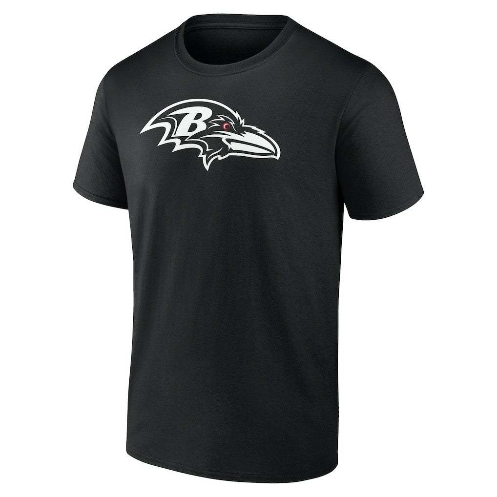 Baltimore Ravens Personalized Name & Number Monochrome T-Shirt - Black cheap