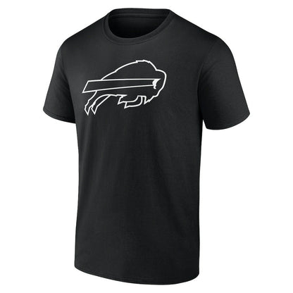 Buffalo Bills Personalized Name & Number Monochrome T-Shirt - Black discount