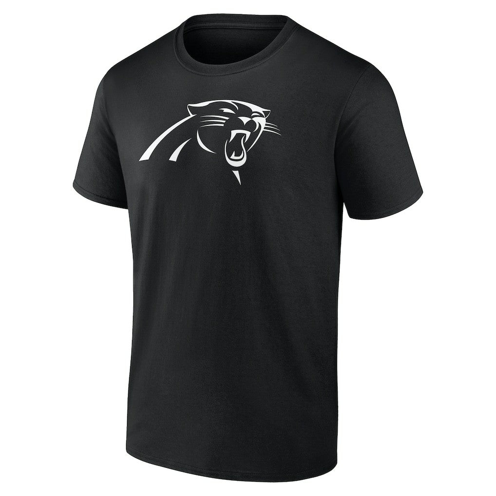 Carolina Panthers Personalized Name & Number Monochrome T-Shirt - Black cheap
