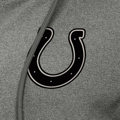 Indianapolis Colts Antigua Women's Seeker Full-Zip Hoodie Jacket - Heather Black sale