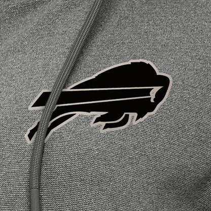Buffalo Bills Antigua Women's Seeker Full-Zip Hoodie Jacket - Heather Black outlet