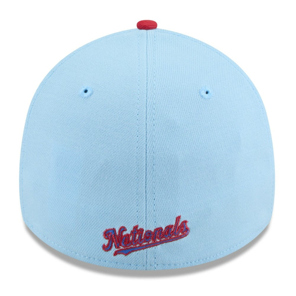Washington Nationals 2025 Fourth of July 39THIRTY Flex Hat - Light Blue/Red | New Era