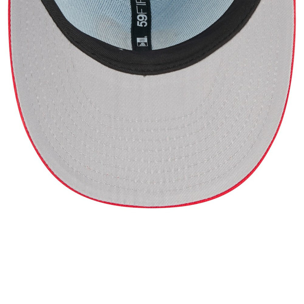 Washington Nationals 2025 Fourth of July Low Profile 59FIFTY Fitted Hat - Light Blue/Red | New Era