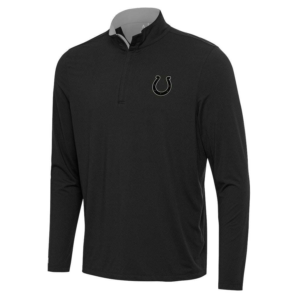 Indianapolis Colts Antigua Content Quarter-Zip Pullover Top - Black outlet