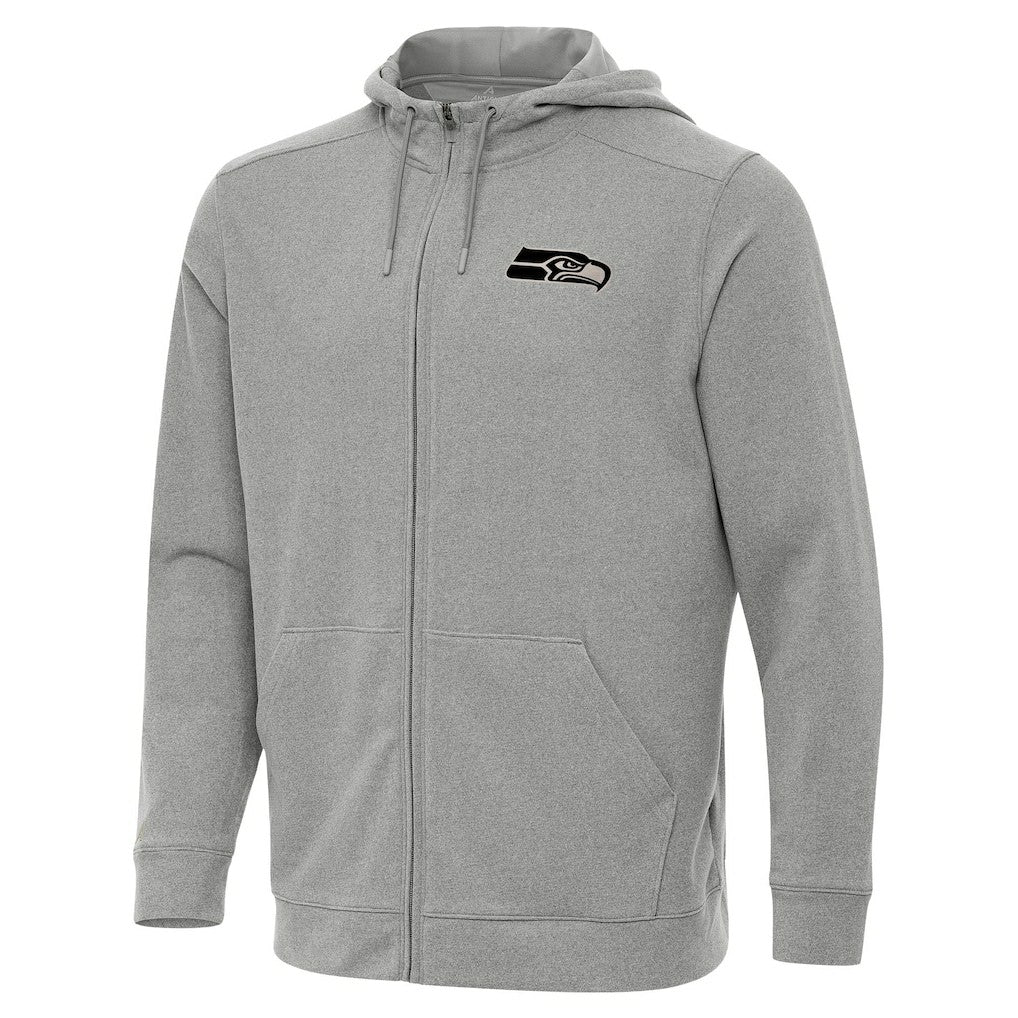 Seattle Seahawks Antigua Effortless Full-Zip Hoodie Jacket - Heather Gray online