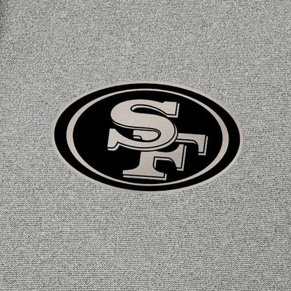 San Francisco 49ers Antigua Effortless Full-Zip Hoodie Jacket - Heather Gray sale