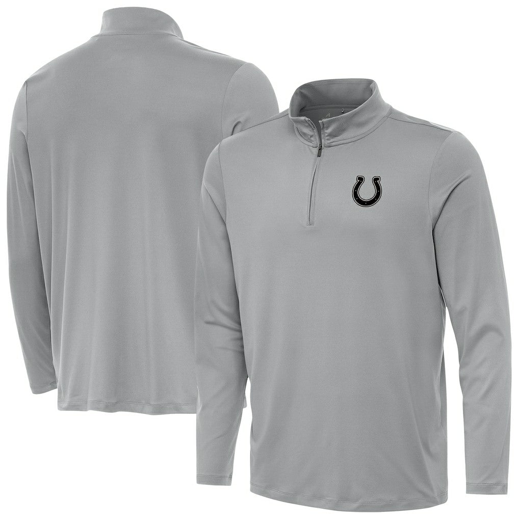 Indianapolis Colts Antigua Reprocess Quarter-Zip Top - Gray cheap