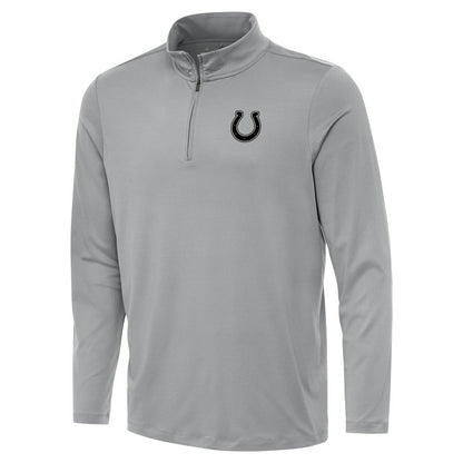 Indianapolis Colts Antigua Reprocess Quarter-Zip Top - Gray cheap