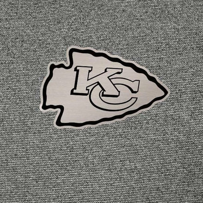 Kansas City Chiefs Antigua Subtle Quarter-Zip Top - Heather Black discount