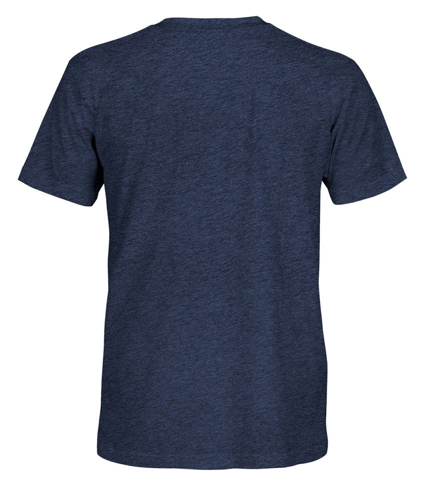 Tottenham Hotspur 1863FC Retro Monochrome Badge Vintage Tri-Blend T-Shirt - Navy outlet