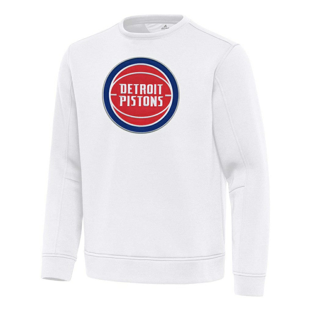 Detroit Pistons Antigua Relevant Pullover Sweatshirt sale - White sale