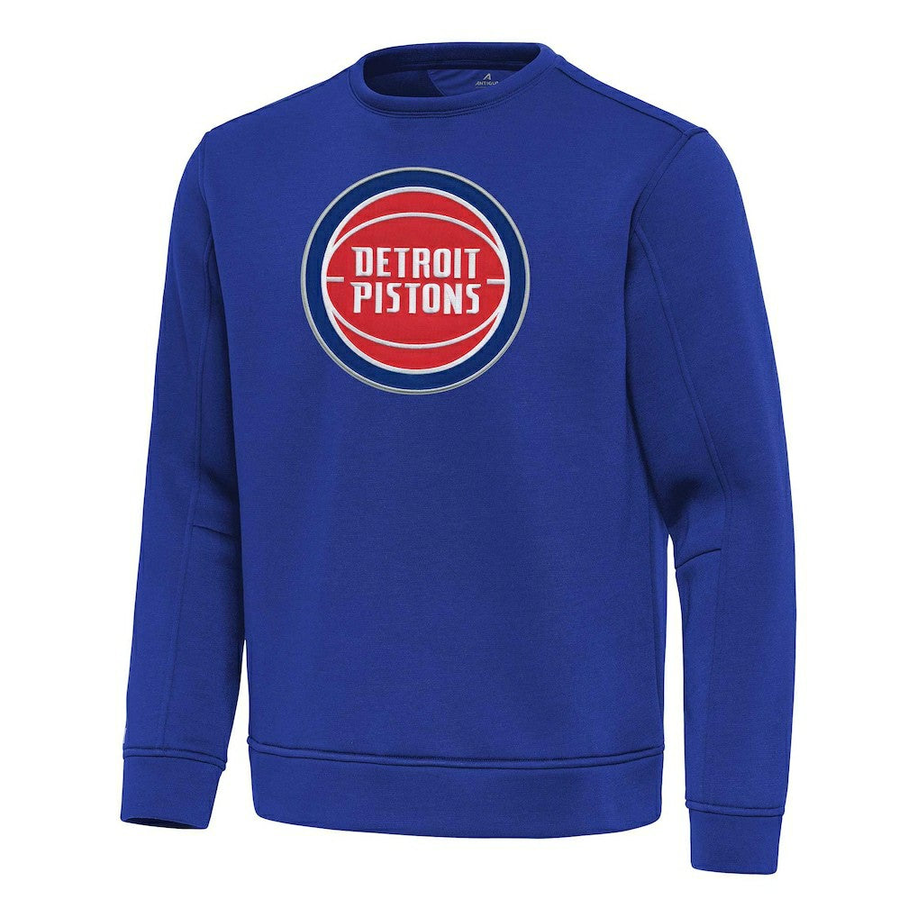Detroit Pistons Antigua Relevant Pullover Sweatshirt sale - Blue outlet