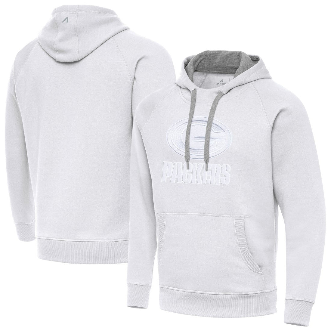 Green Bay Packers Antigua Victory Pullover Hoodie - White cheap