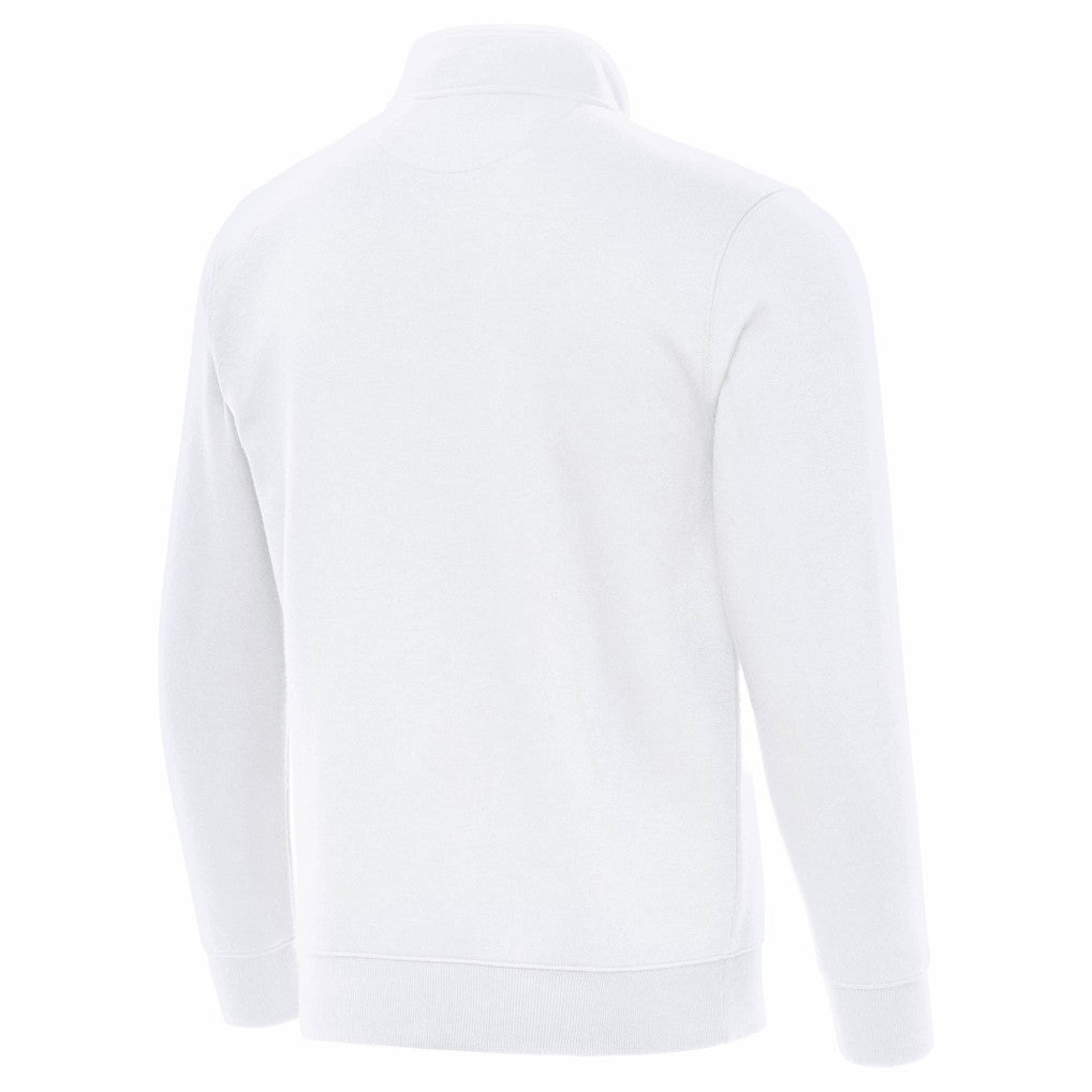 Indianapolis Colts Antigua Victory Quarter-Zip Top - White sale