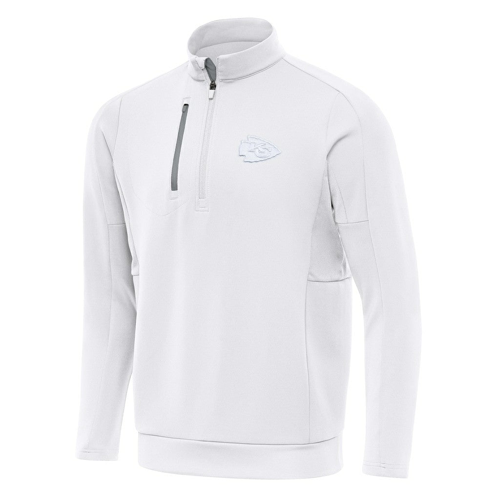 Kansas City Chiefs Antigua Generation Quarter-Zip Top - White outlet
