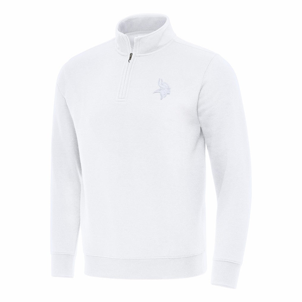Minnesota Vikings Antigua Victory Quarter-Zip Top - White outlet