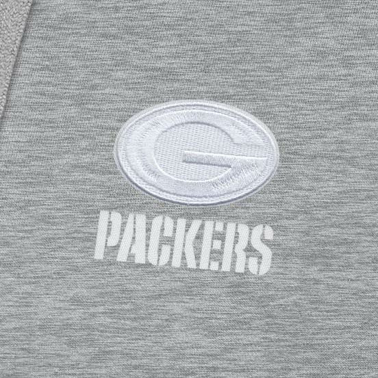Green Bay Packers Antigua Victory Pullover Hoodie - Heather Gray sale