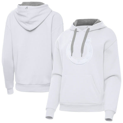 Indianapolis Colts Antigua Women's Victory Pullover Hoodie - White online