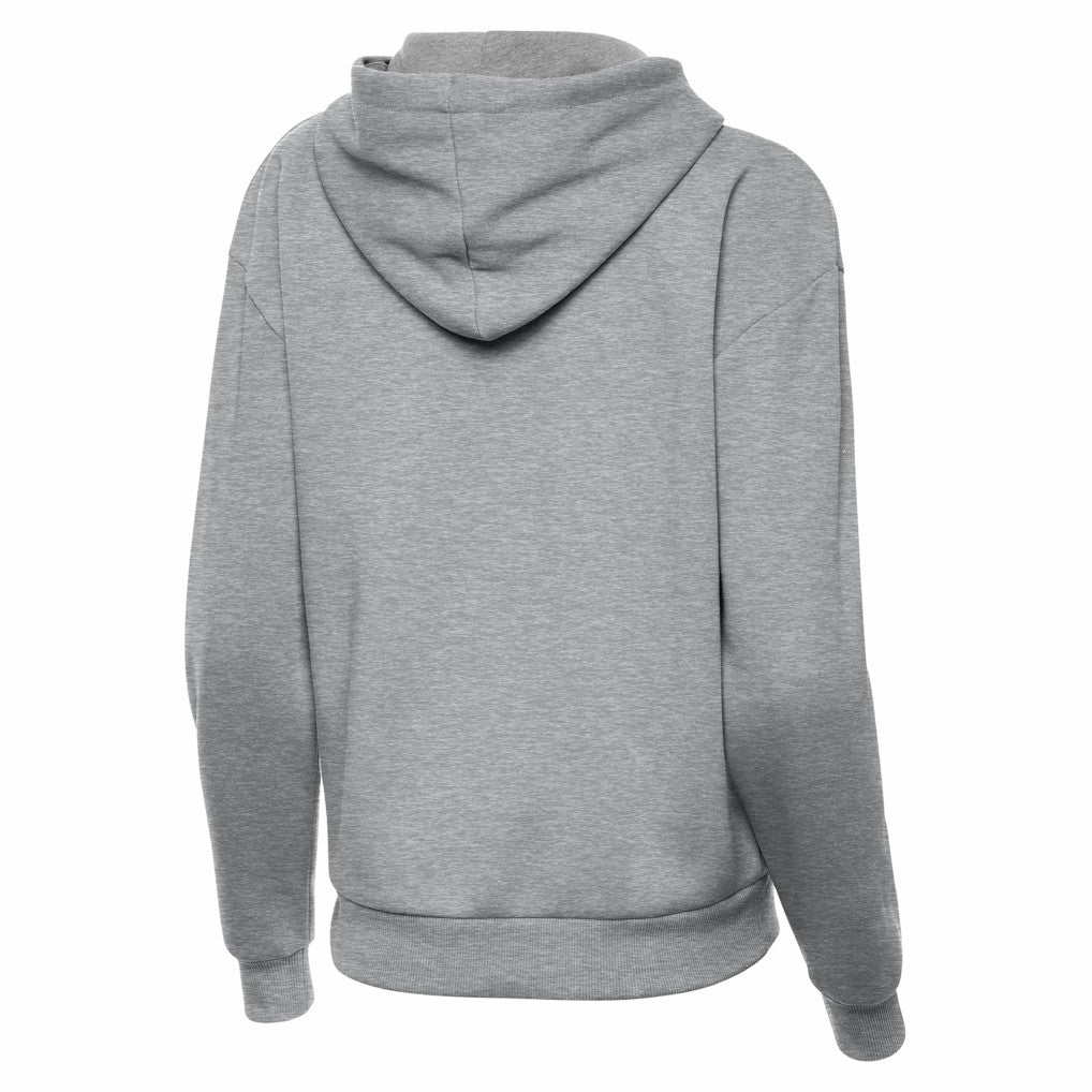 San Francisco 49ers Antigua Women's Victory Pullover Hoodie - Heather Gray discount