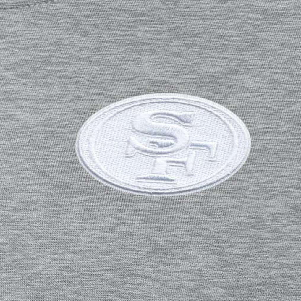 San Francisco 49ers Antigua Women's Victory Crew Pullover Sweatshirt - Heather Gray online
