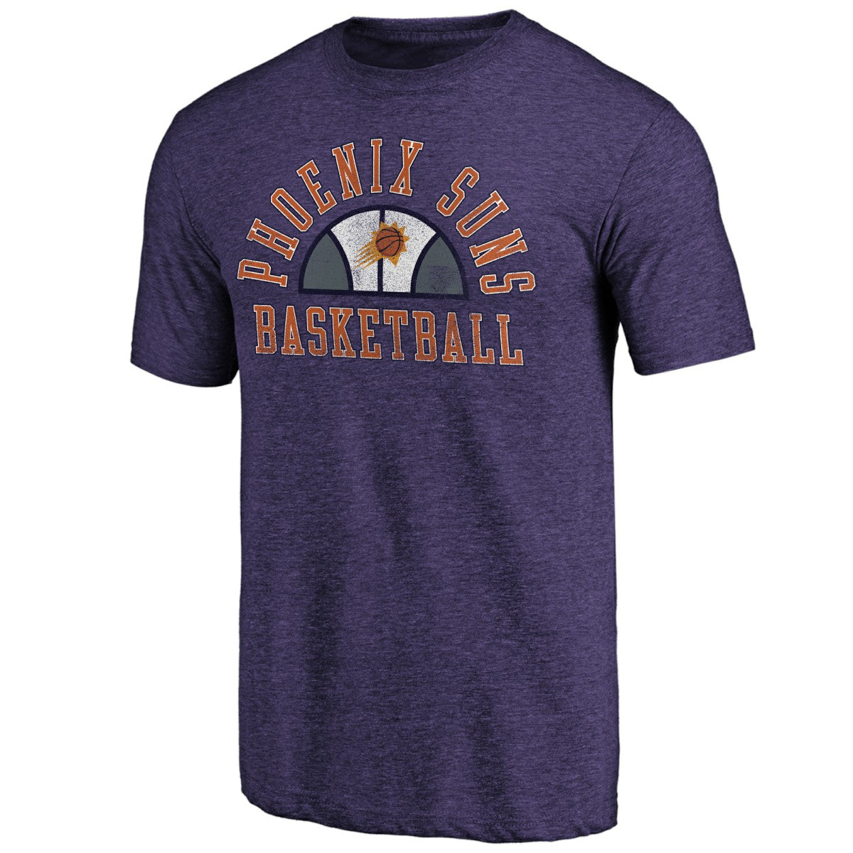 Phoenix Suns Purple Half Classic Tri-Blend T-Shirt shop