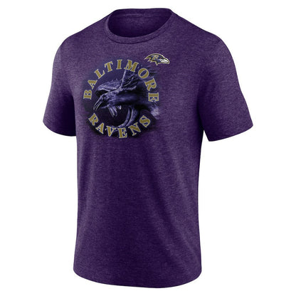 Baltimore Ravens Purple Sporting Chance Tri-Blend T-Shirt sale