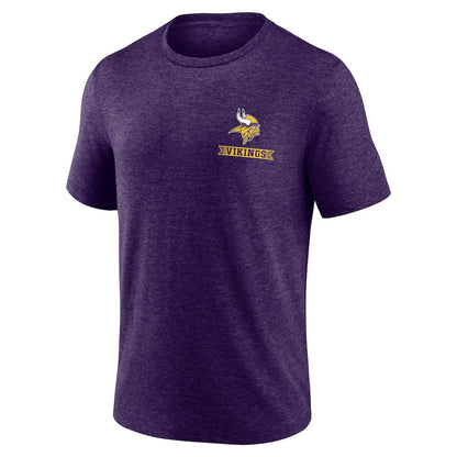 Minnesota Vikings Purple Diamond Scroll Tri-Blend T-Shirt discount