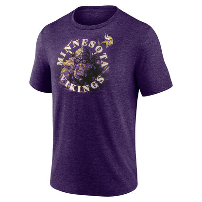 Minnesota Vikings Purple Sporting Chance Tri-Blend T-Shirt discount