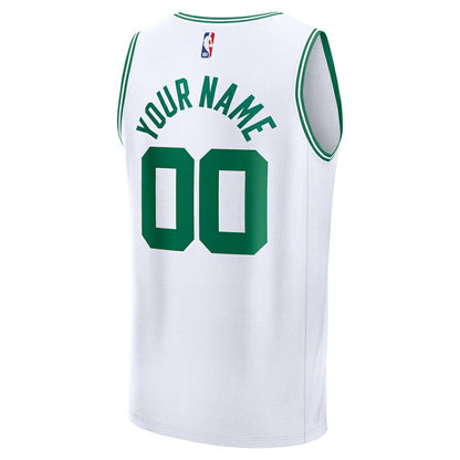Boston Celtics Youth Fast Break Custom Replica Jersey - White - Association Edition | Fanatics shop