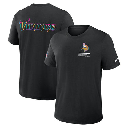 Minnesota Vikings 2025 NFL Crucial Catch Tri-Blend Dri-FIT T-Shirt - Black | Nike sale